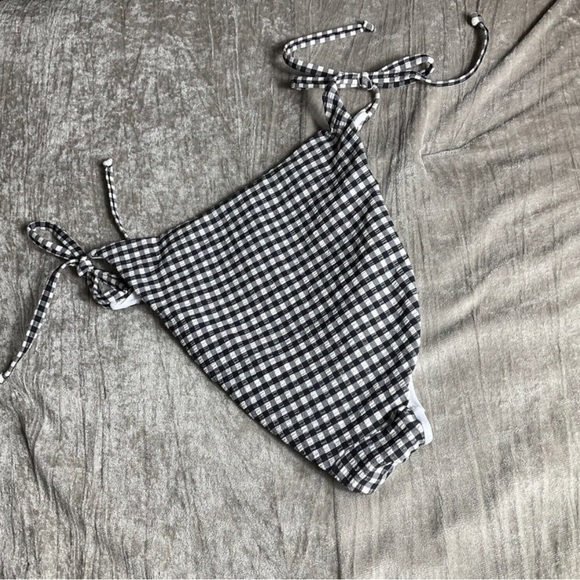 NWT Andie Swim The String Bottom Bikini Textured Gingham Size XL NEW - Picture 6 of 12